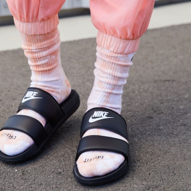 Women's nike benassi duo sport slides new arrivals