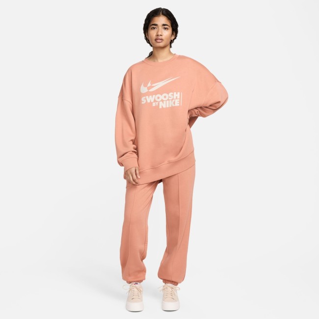 Nike sportswear women s fleece oversized crew neck sweatshirt Sportland