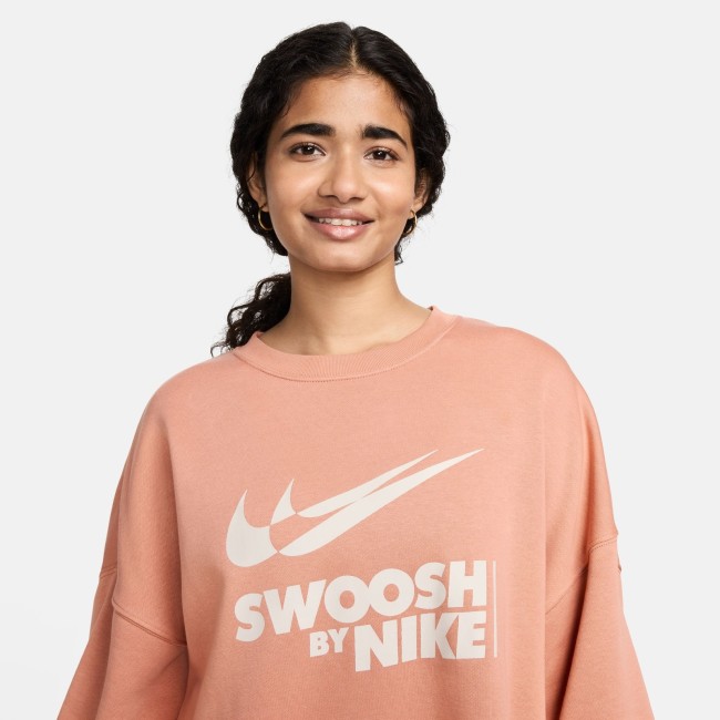 Women's nike sportswear fleece crew sweatshirt hot sale