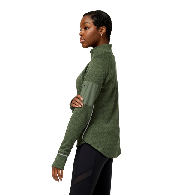 送料＆関税込み！レディース NB Heat Grid Half Zip☆選べる4色 New balance women's nb heat grid half zip | Sportland