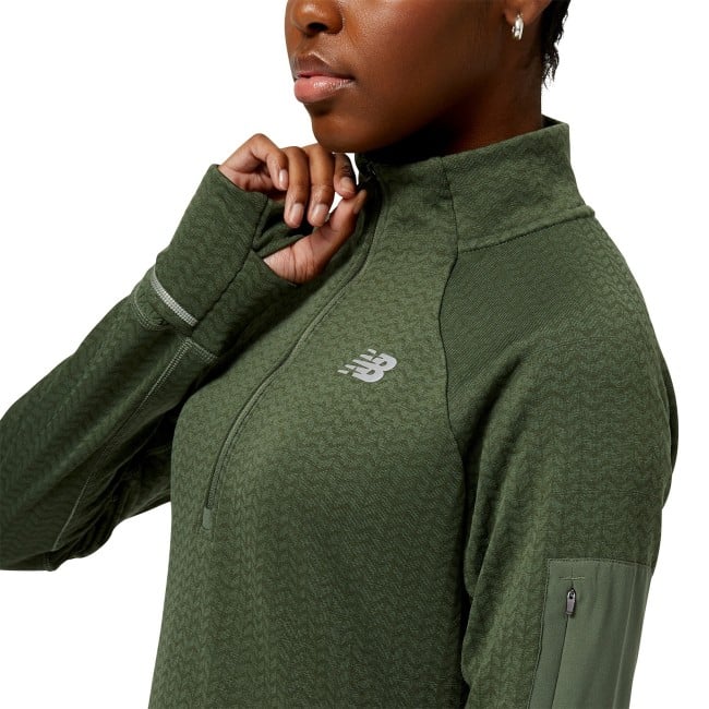 送料&関税込み!レディース NB Heat Grid Half Zip☆選べる4色 New balance women's nb heat grid half zip | Sportland