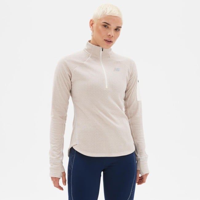 送料＆関税込み！レディース NB Heat Grid Half Zip☆選べる4色 New balance women's nb heat grid half zip | Sportland