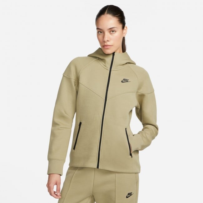 beige tech fleece women