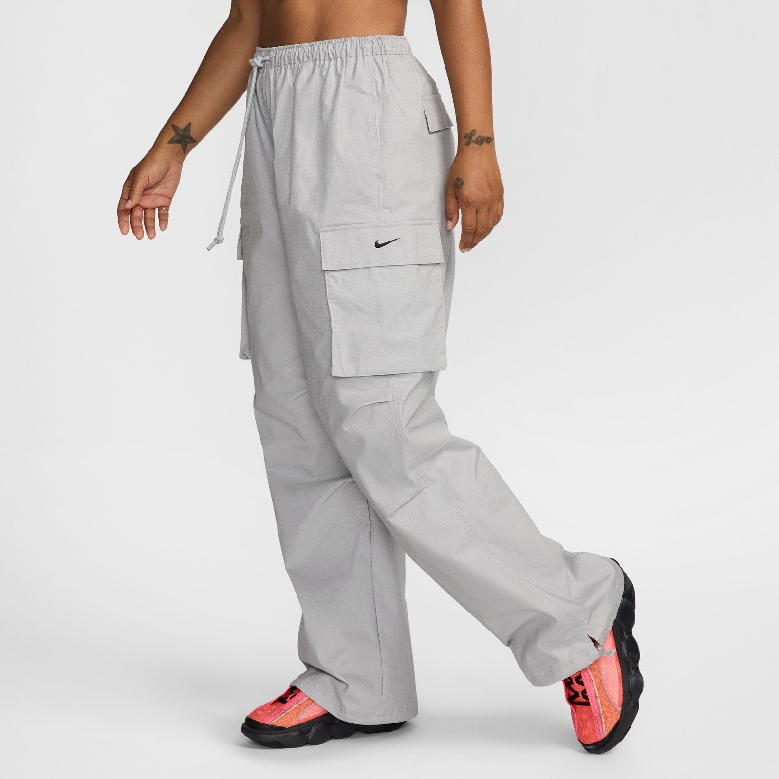 ★★Nike★★ Sportswear Mid-Rise Oversized Cargo Pants W Bla Nike sportswear women's mid-rise oversized cargo pants